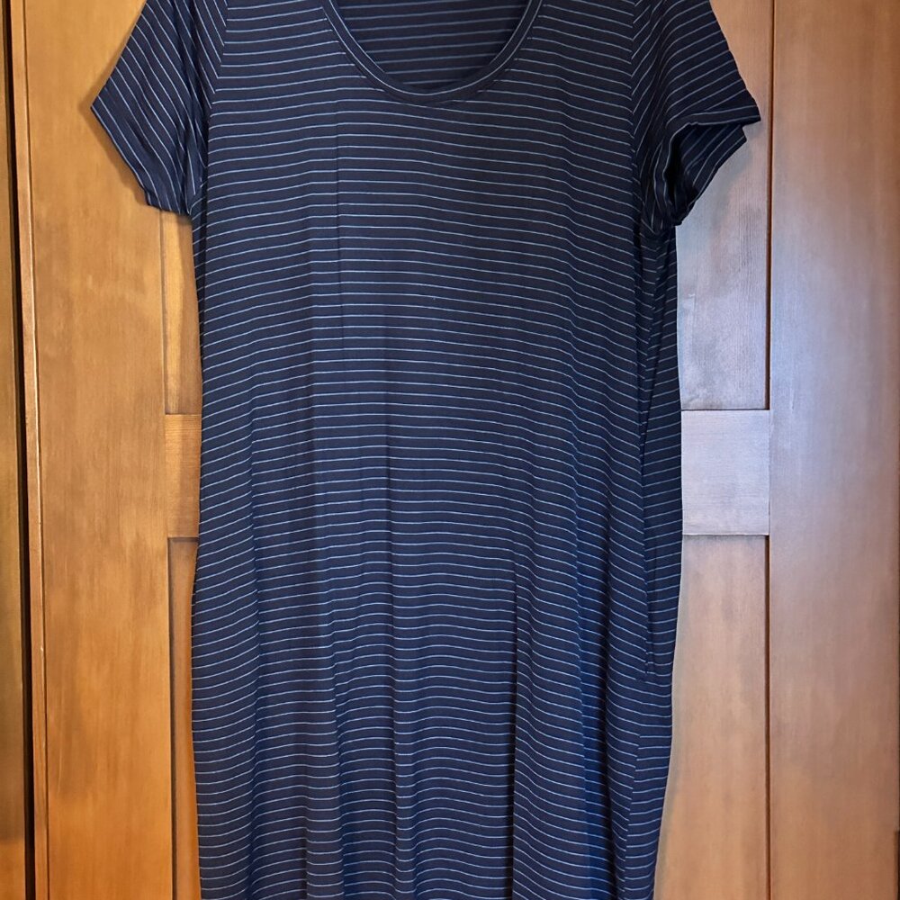 Wool& Merino Wool Short Sleeve Maggie Swing Dress XL-Long - Picture 3 of 3